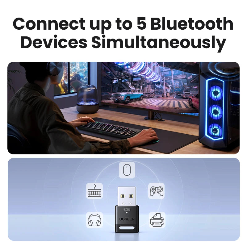 Adaptateur USB Bluetooth 6.0 pour PC