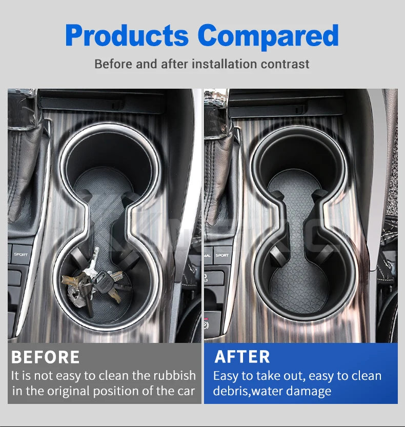 For Toyota Camry 2018 2019 2020 2021 2022 2023 Water Cup Holder Central Control Drinks Holder Water Cup Tray Car Accessories