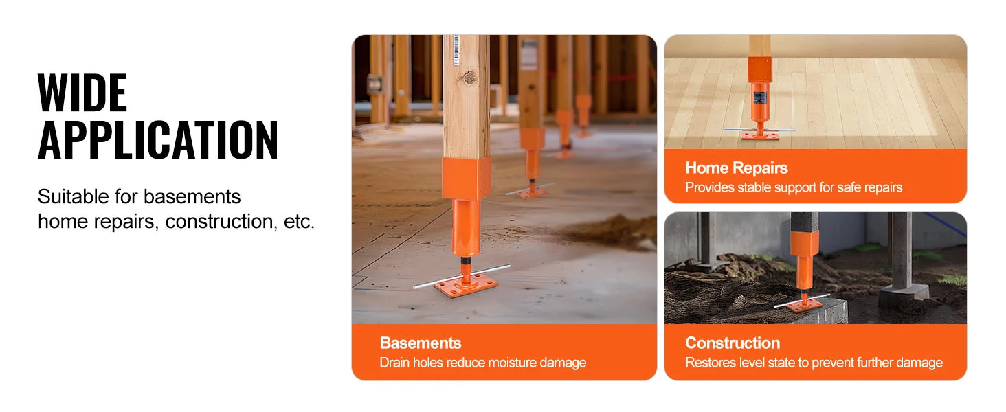 Adjustable Screw Jack Post 24700 lb House Floor Support Jack