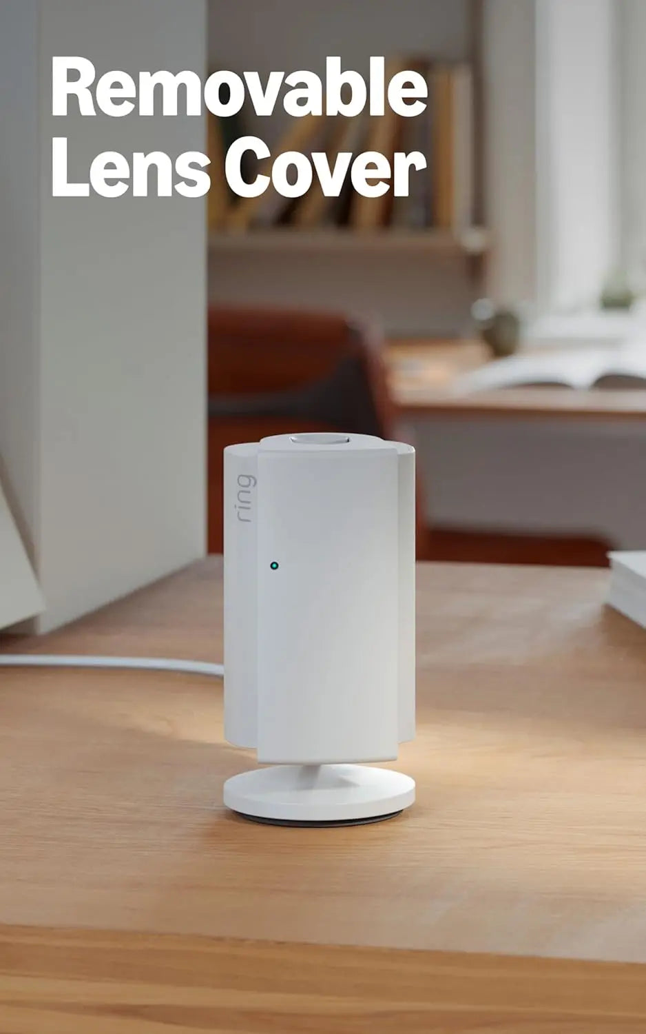 Indoor Security Camera 2K HD with 4x Zoom & Low-Light Vision