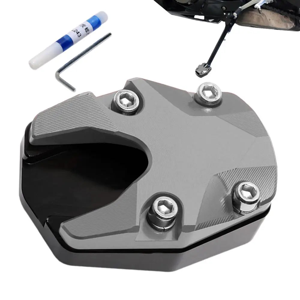 Extensión de aluminio para la pata de cabra de motocicleta