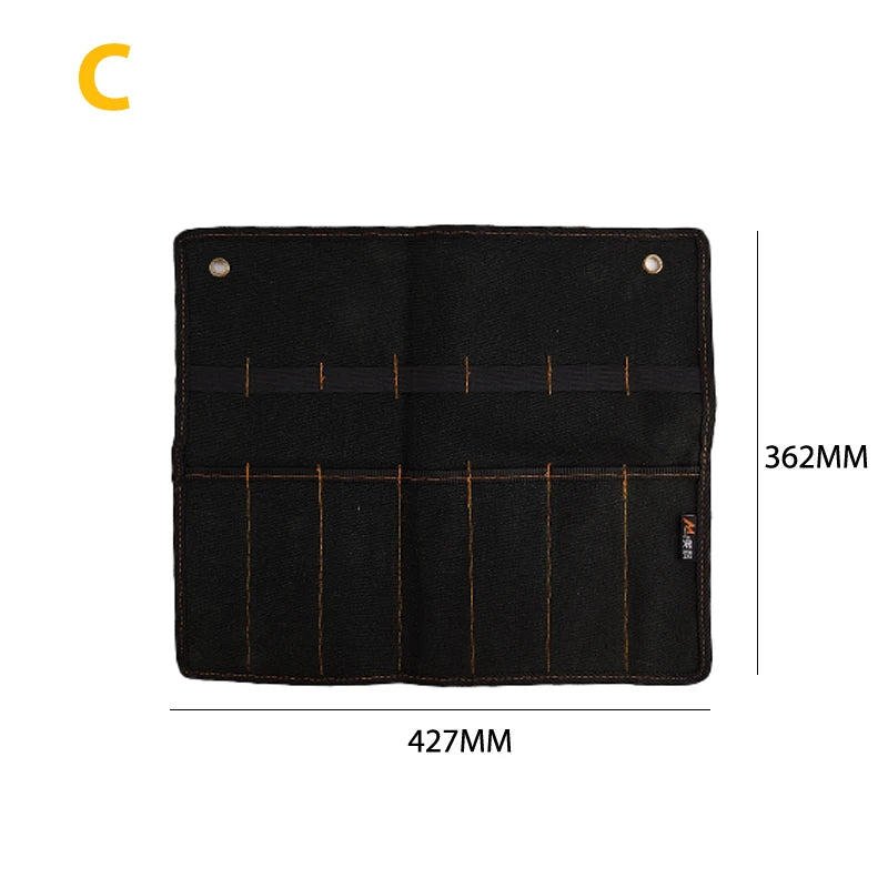 Fabric Tool Roll, Pocket Layout Options