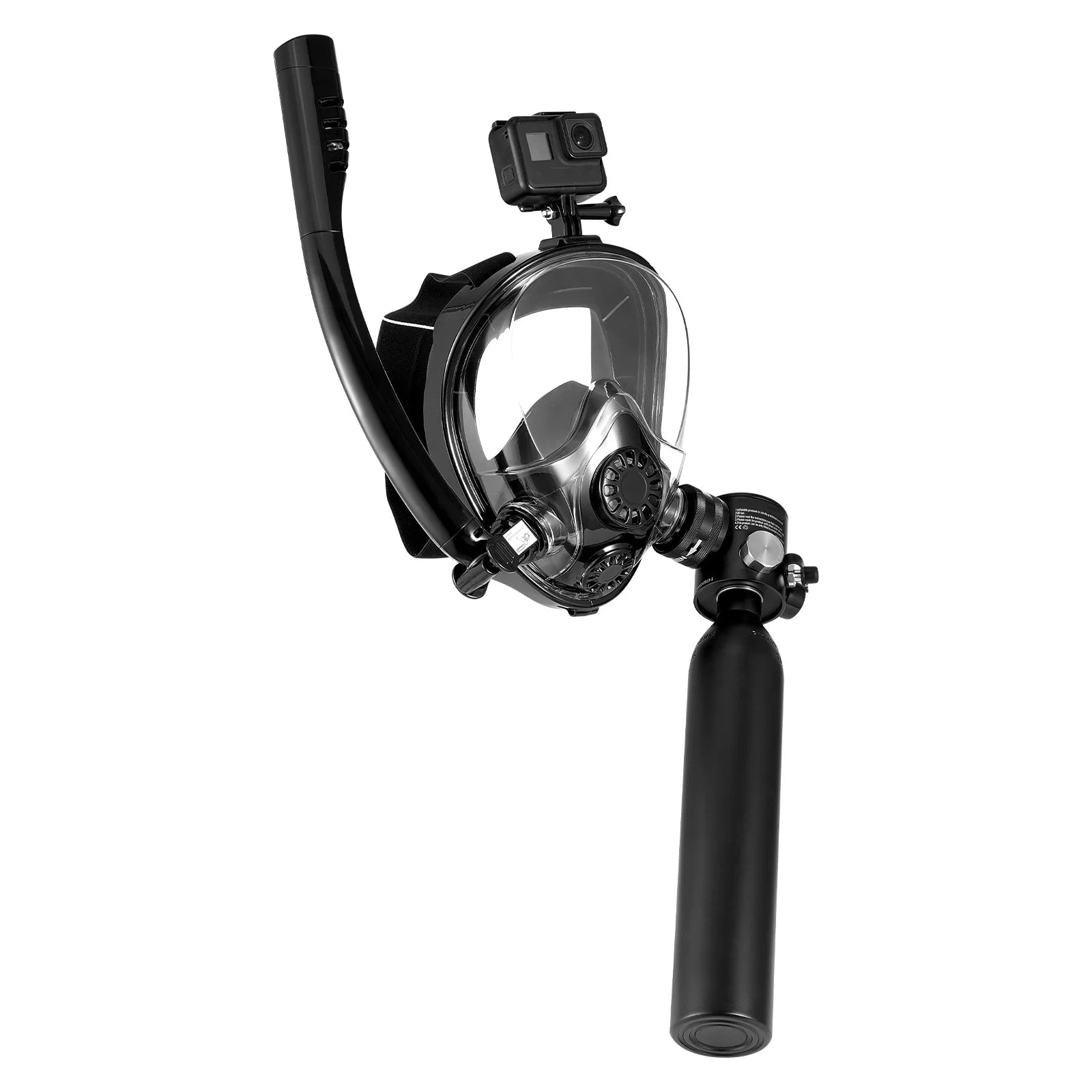 SucceBuy Scuba Tank 0,5 L bærbar Scuba-dykkerflaske Dykning Oxygen cylinder Support 5-10 minutters undervandssvejråndning 98,43 ft dybde