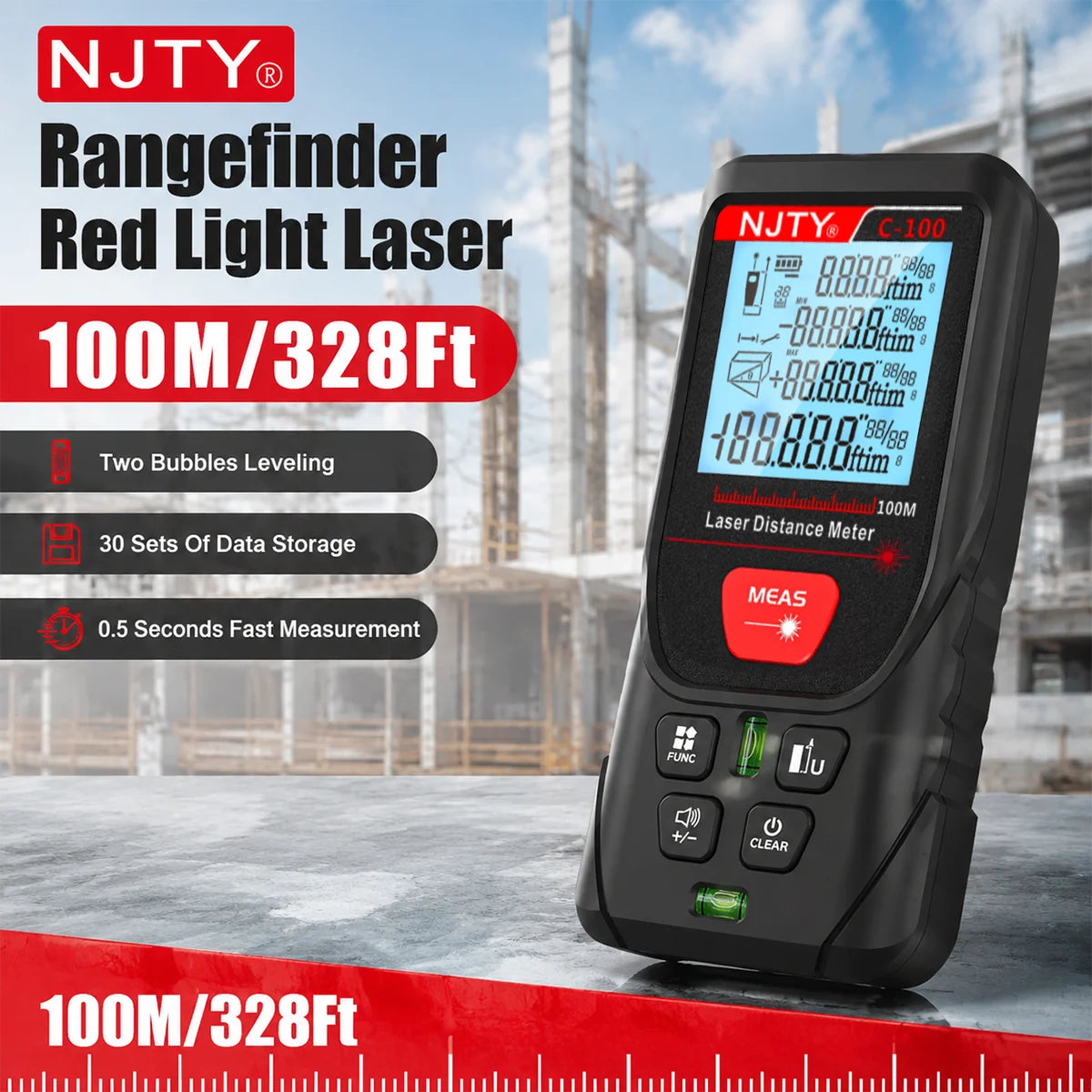 C-Series Laser Distance Meter 50-200 m