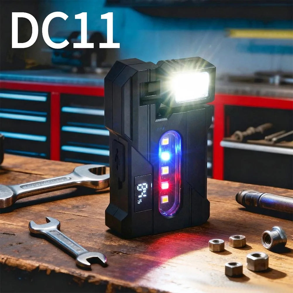 Rechargeable Magnetic Flashlight and Work Light