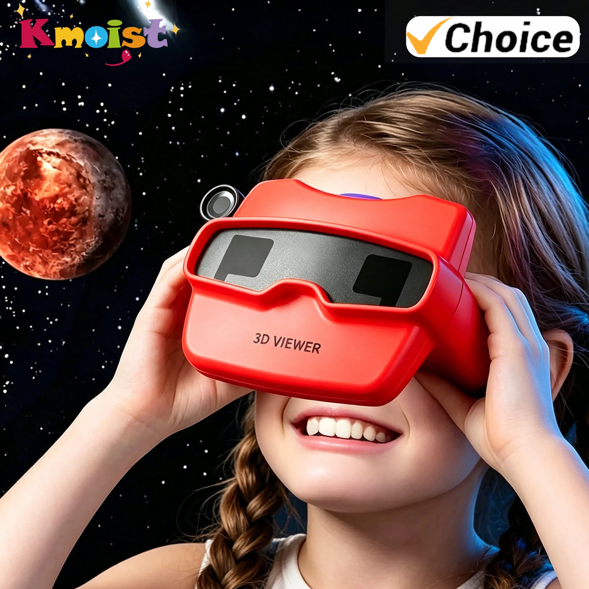 3D-stereoskooppinen kelakatselulaite kuudella kelalla
