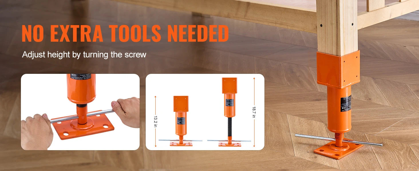 Adjustable Screw Jack Post 24700 lb House Floor Support Jack