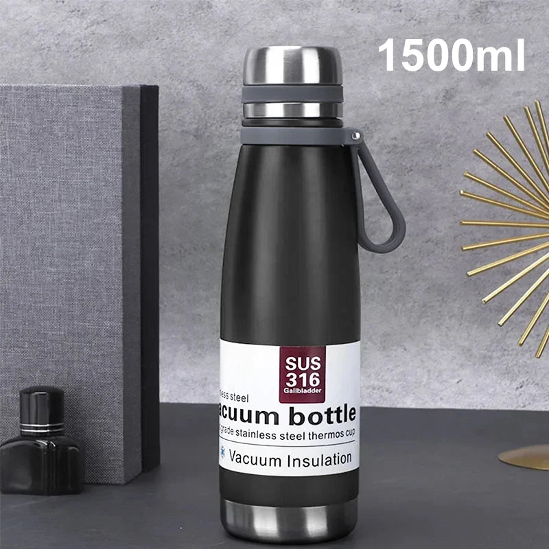 Stainless Steel Thermos Bottle for Travel, Camping and Daily Use
