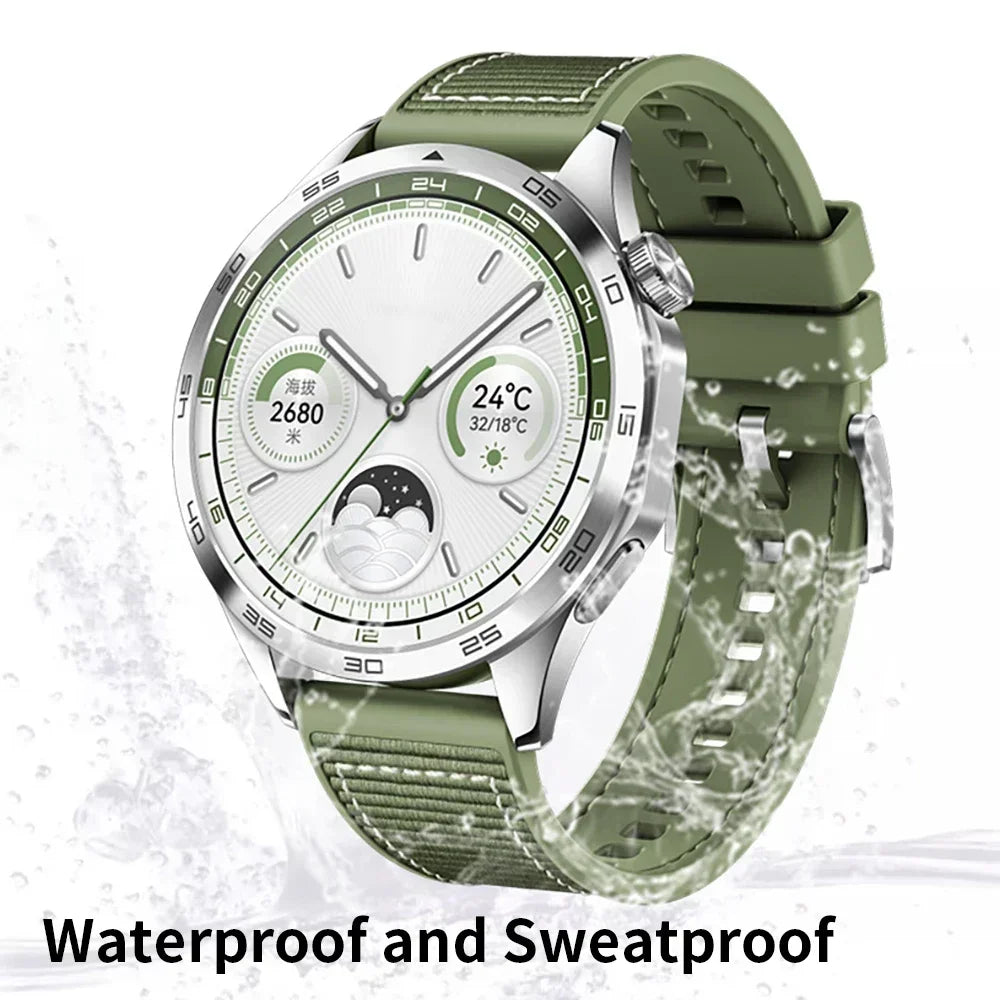 22mm Woven Braid Belt Official Strap For Huawei Watch GT4 band Wristband for Huawei Watch4 GT3 Pro Bracelet Watchband 