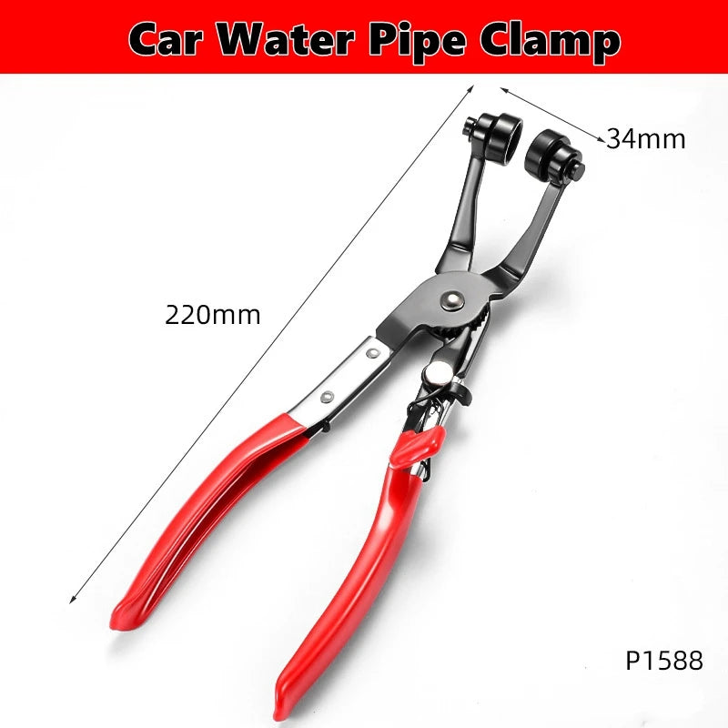 Hose Clamp Pliers, Wire Long Reach Hose Clamp Pliers Set Fuel Oil Water Hose Auto Tools Coolant Radiator Heater and Water Hose