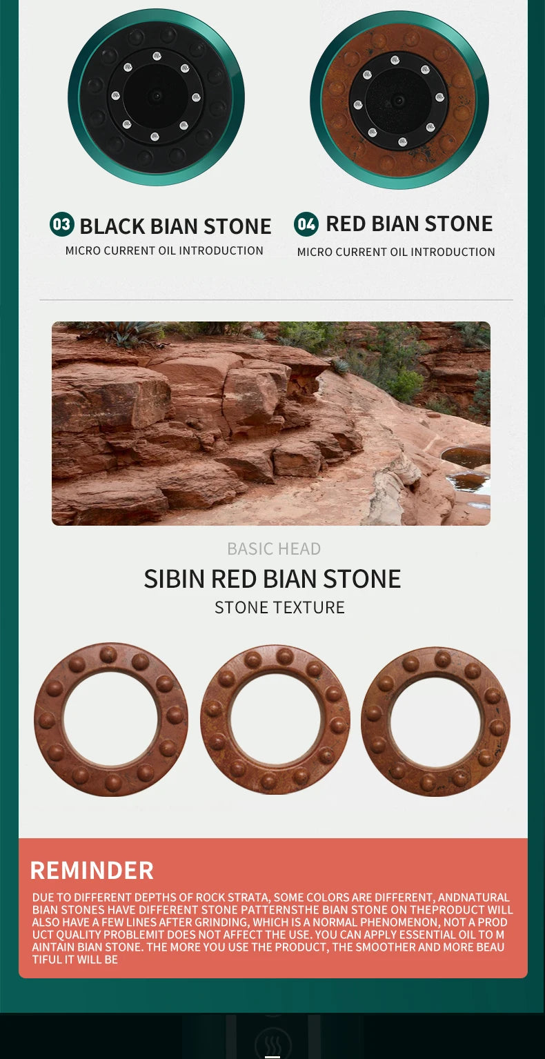 Tricolor Electric Massager GuaSha Vacuum Slimming Device