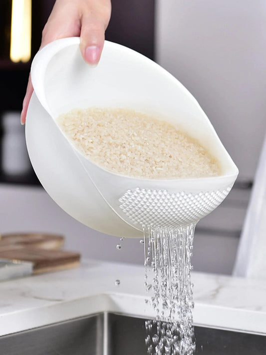 1/3pcs- Colander Rice Bowl Drain Basket Fruit Bowl Washing Drain Basket with Handle Washing Basket Home Kitchen Organizer Spy-shop.com