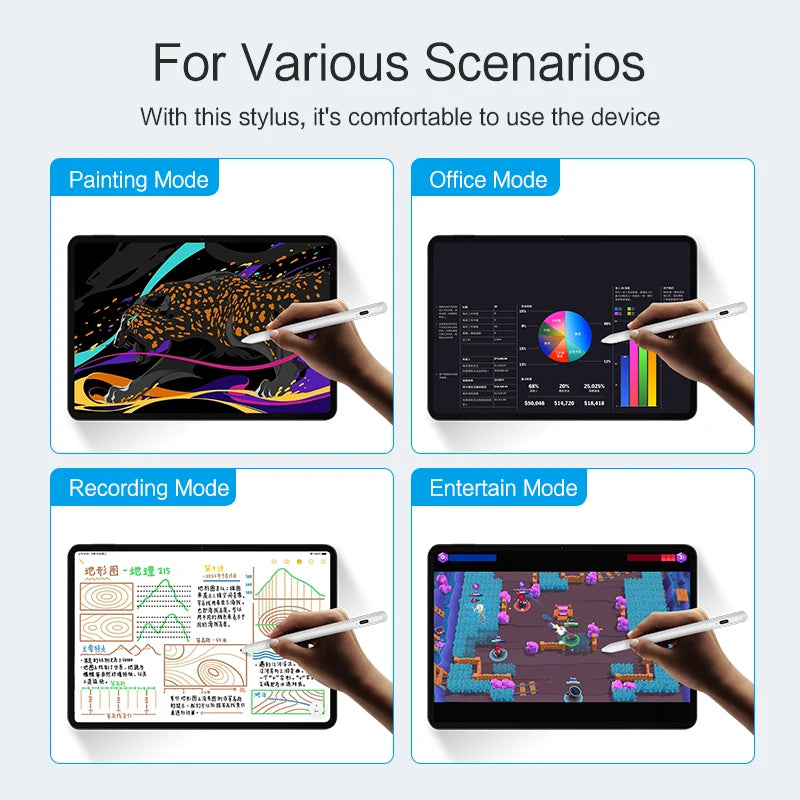 Stylus capacitivo recargable para tablet