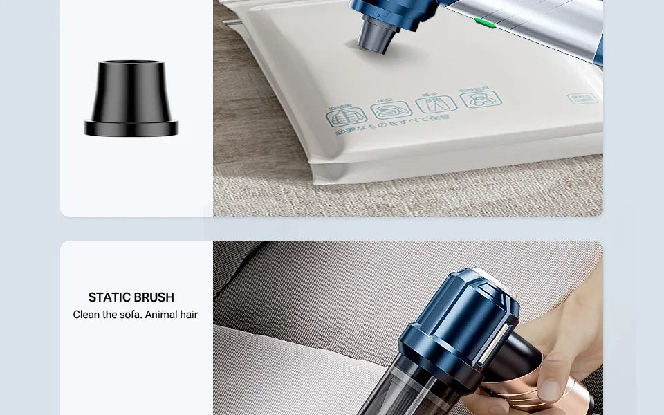 SZUK Car Vacuum Cleaner  Wireless Cleaner Handheld  Mini Vacuum Cleaner Cordless Strong Suction Cleaning Machine Robot Vacuum 