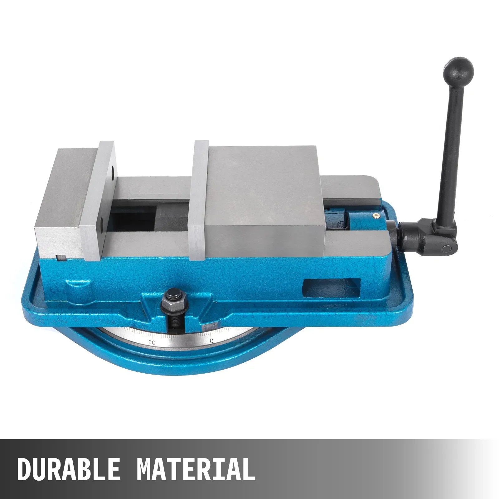6-Inch Milling Machine Vise with 360° Swivel Base Clamp
