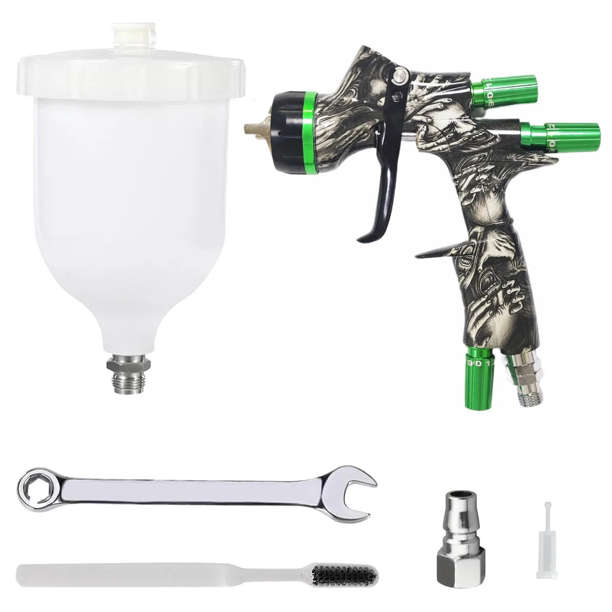 Advanced Air Spray Gun Set, Easy to Use, Suitable for Car and Home DIY Painting, 1.3mm Nozzle, 600cc Paint Cup Spray Gun