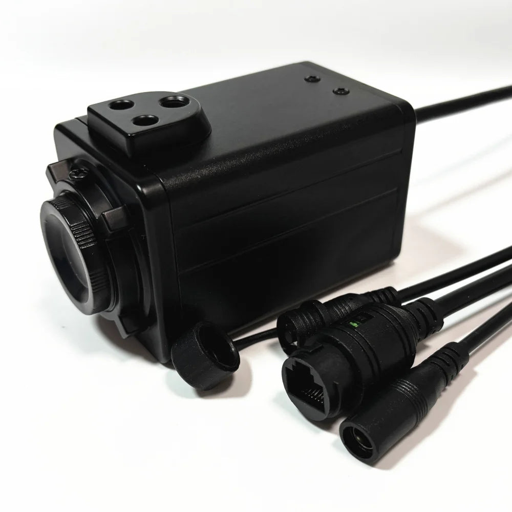 Câmara IP com Fio de 12MP, Lente 5-50mm e Cartão de 64G