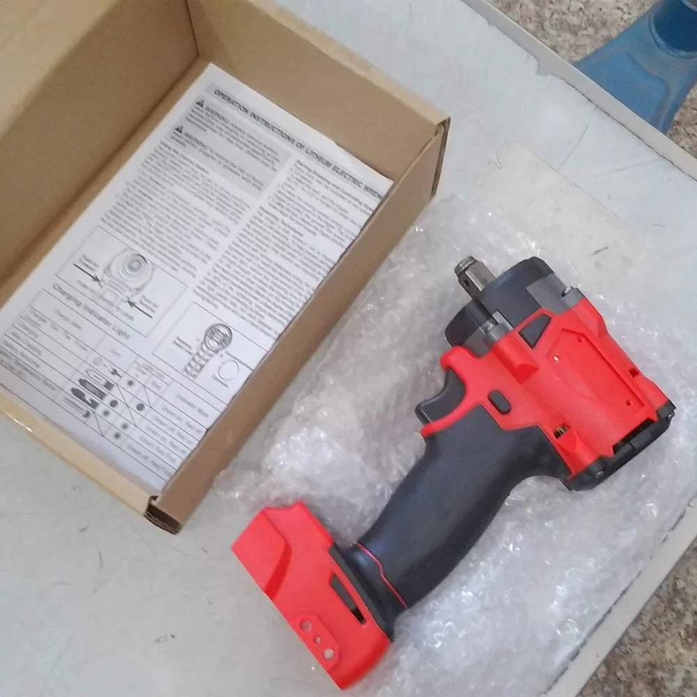 500N.m Brushless Cordless Impact Wrench 1/2" 18V Power Tool