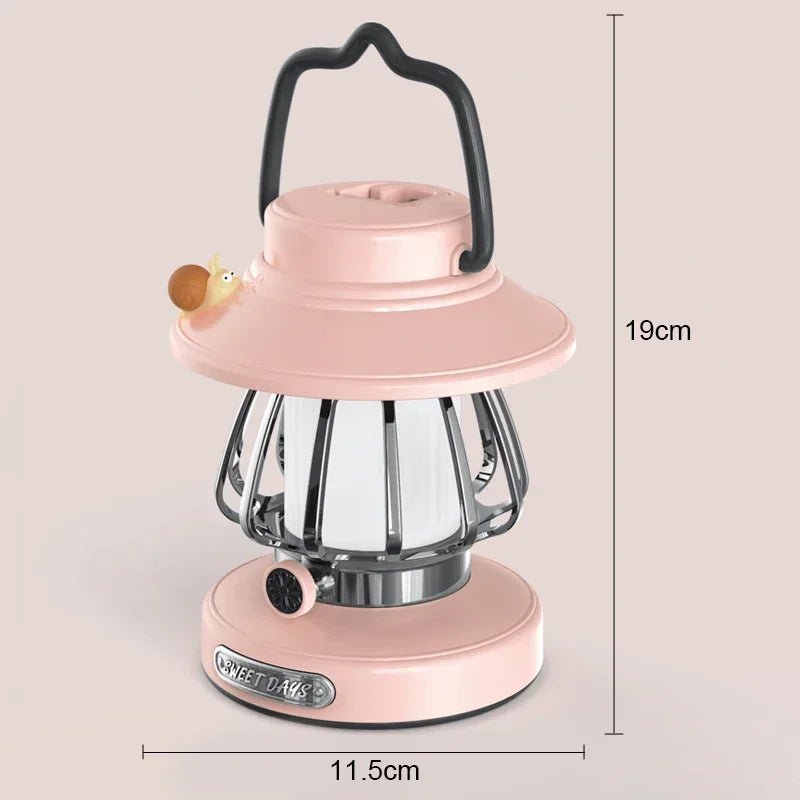 Punjiva kamp-lampa s temperaturnom bojom svjetla
