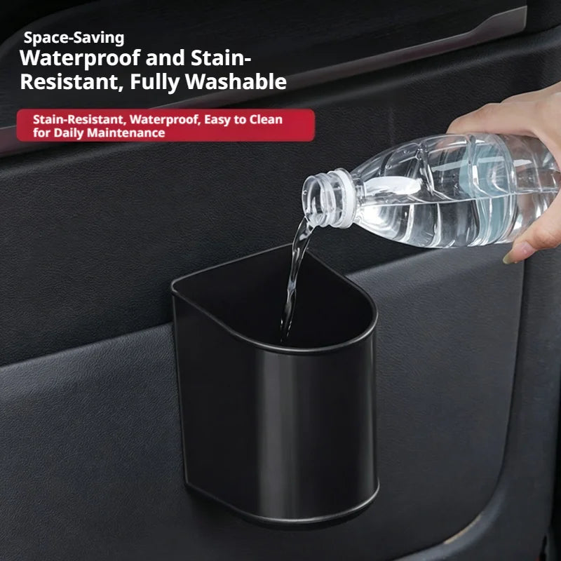 SEAMETAL Universal Car Door Cup Holder Box Extra Large Opening Multi-Functional Back Clip Storage Bucket Waterproof & Leakproof