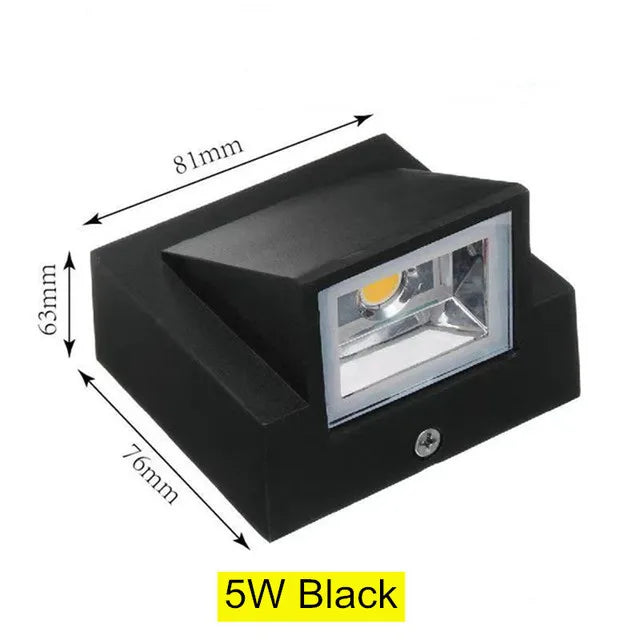 IP65 Outdoor LED Wall Light, 5W or 10W