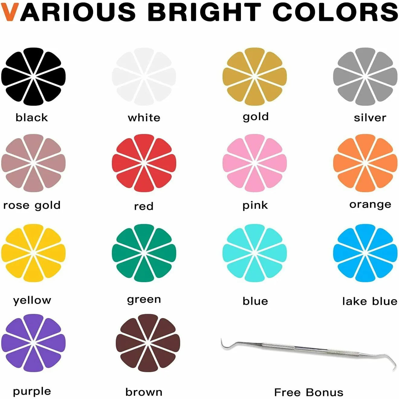 HTVRONT PU Heat Transfer Vinyl Roll Bundle for DIY Apparel