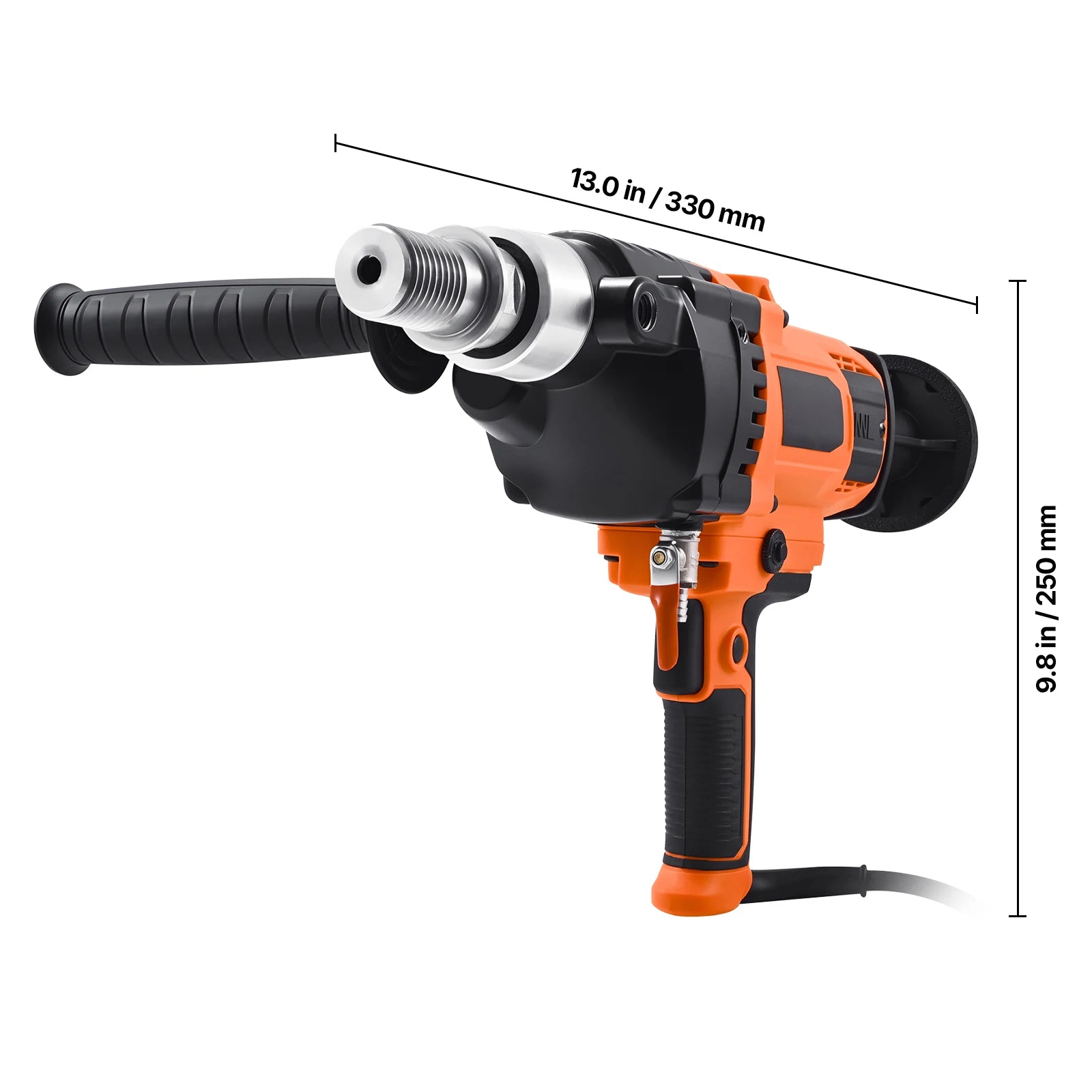Diamond Core Drill Machine 1800/2000W Wet & Dry with 4 Drill Bits