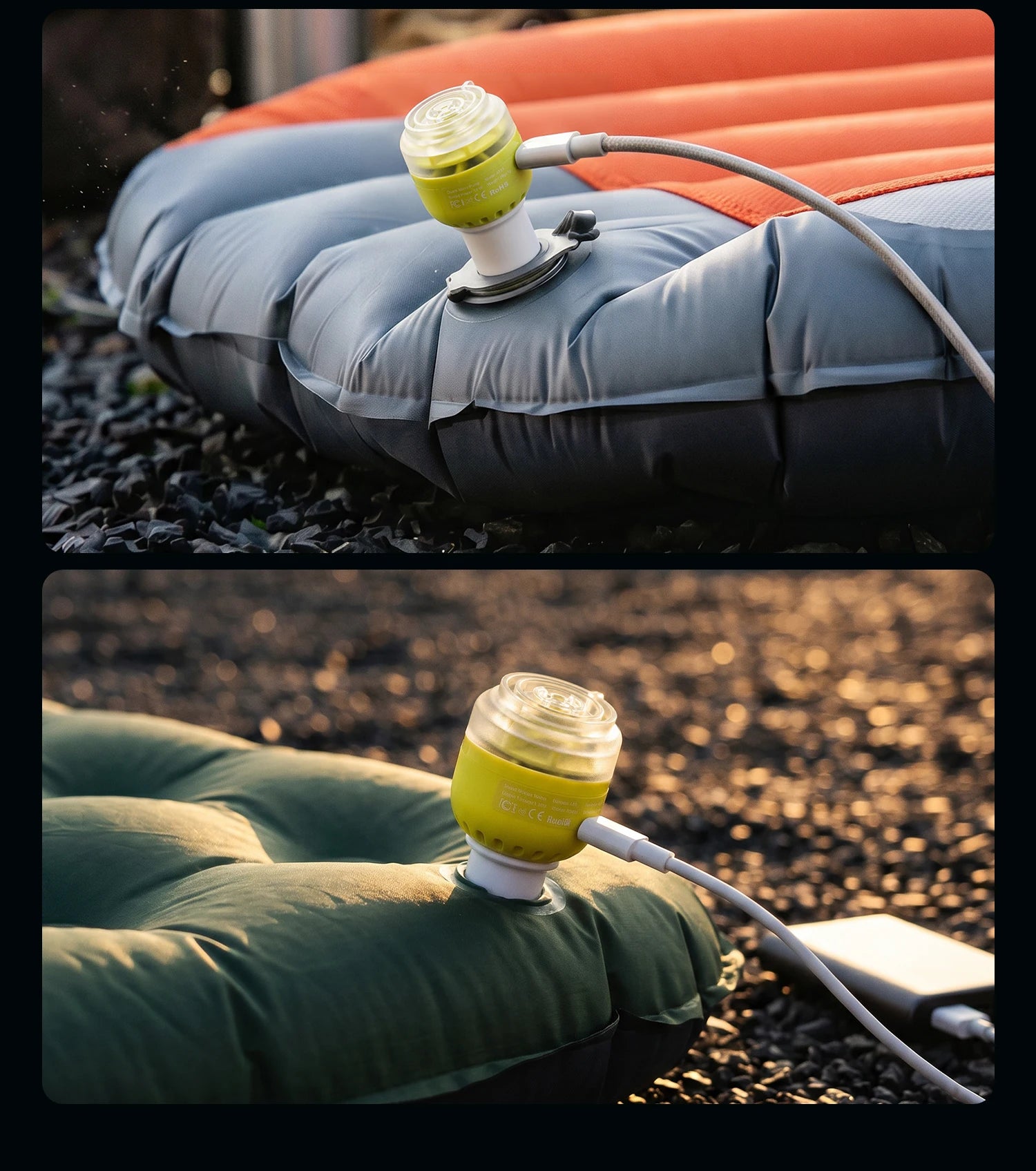 Lightweight 5kPa Mini Air Pump for Camping Mats and Tubes
