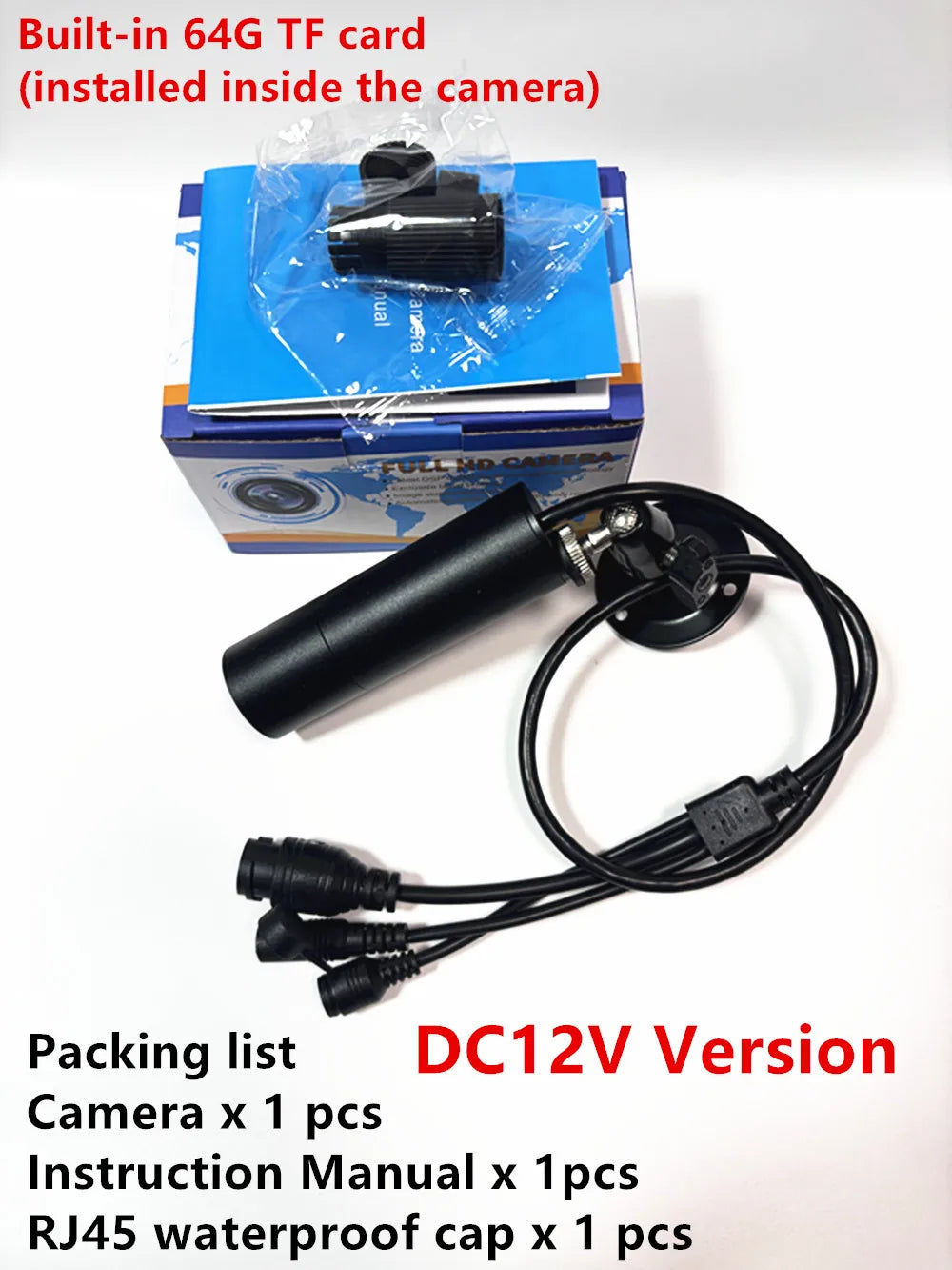 Outdoor Bullet 3K 5MP Mini WiFi Camera met AI Menselijke Detectie