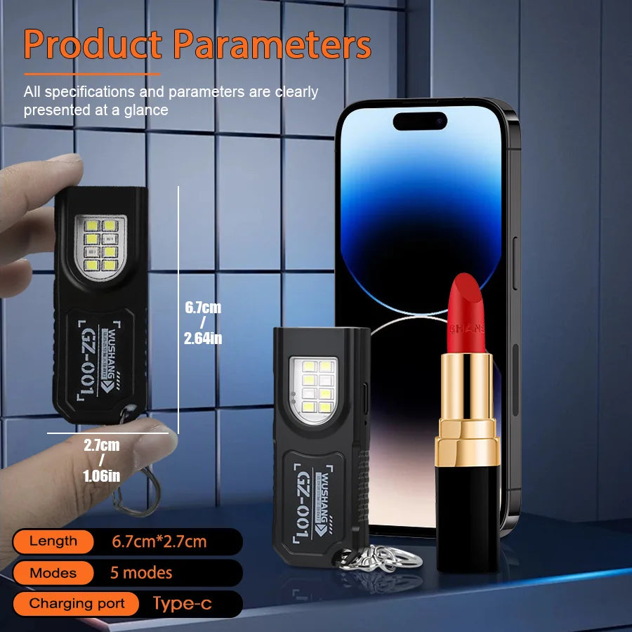 Rechargeable Mini LED and COB Work Light