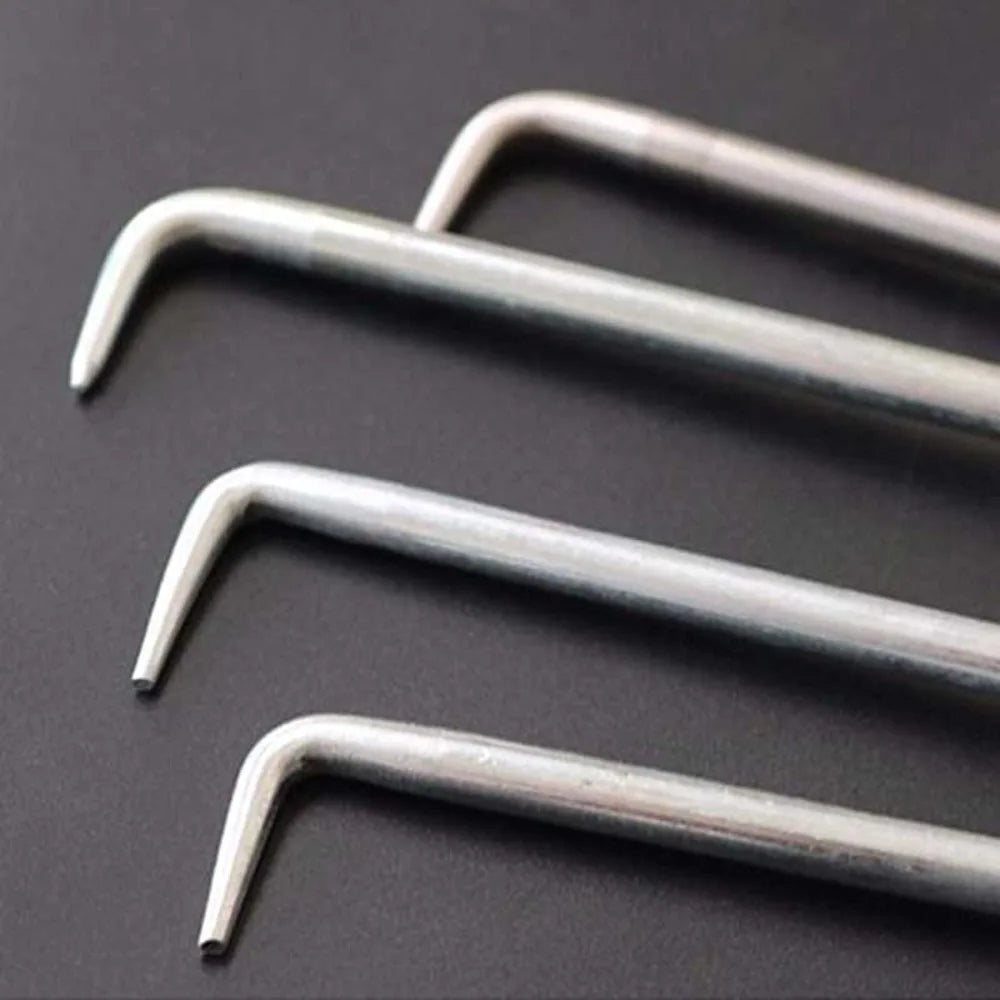 gancio a legatura per armature con ritorno a molla