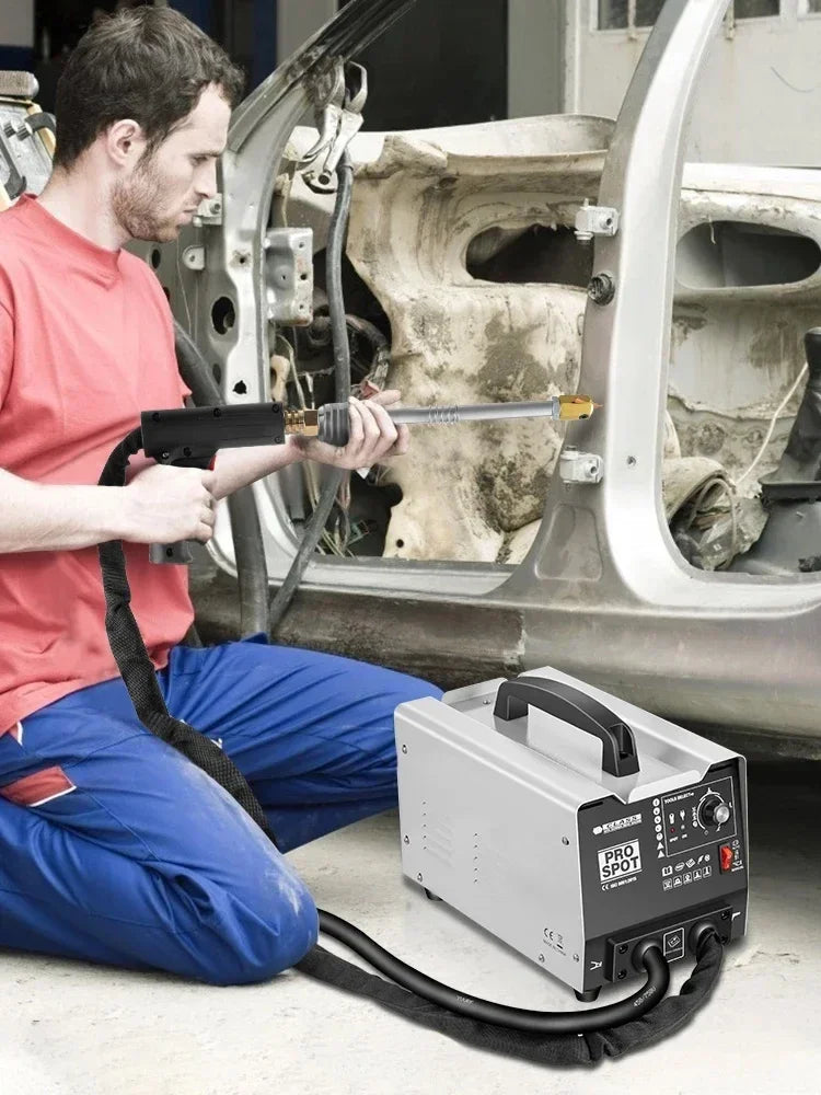 3500A Dent Puller Spot Welder 1.8KVA Dual Gun Auto Body Repair