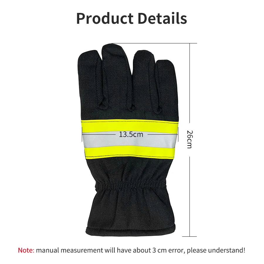Fire Gloves for Heat, Flame, and Rescue Protection