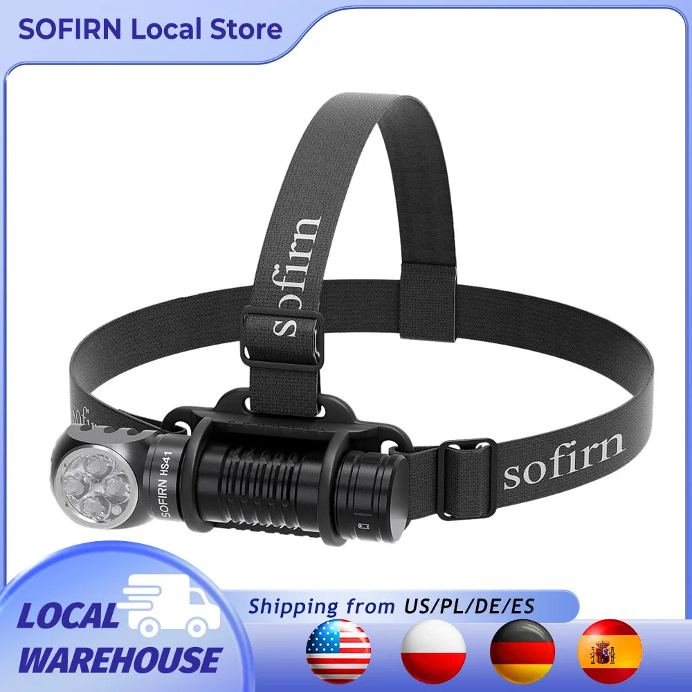 SOFIRN HS41 4000 Lumen Rechargeable LED Headlamp