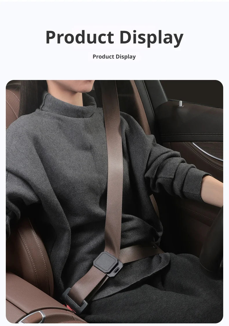 SEAMETAL Universal Car Seat Belt Adjuster Clip Double-Layer Non-Slip Seatbelt Comfort Stopper for Relieve Neck/Shoulder Friction
