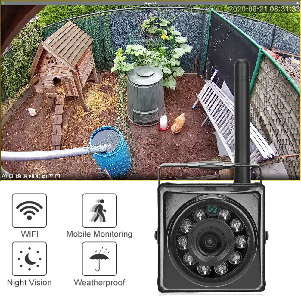 5MP 1080P Outdoor WiFi Bird Watching Camera Kit