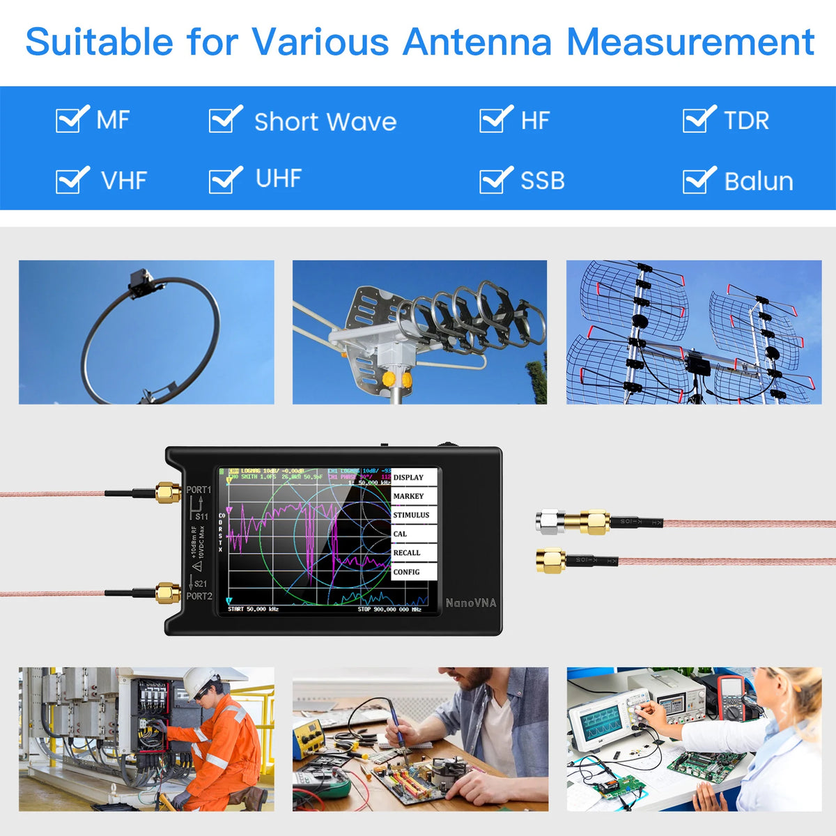 NanoVNA-H/H4 Vector Network Analyzer