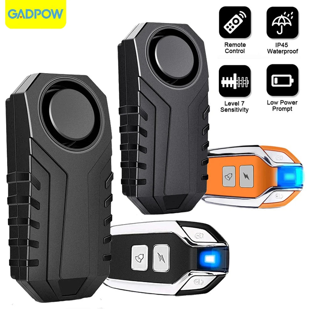 Wireless Bike Alarm - Remote and Two-Way Options