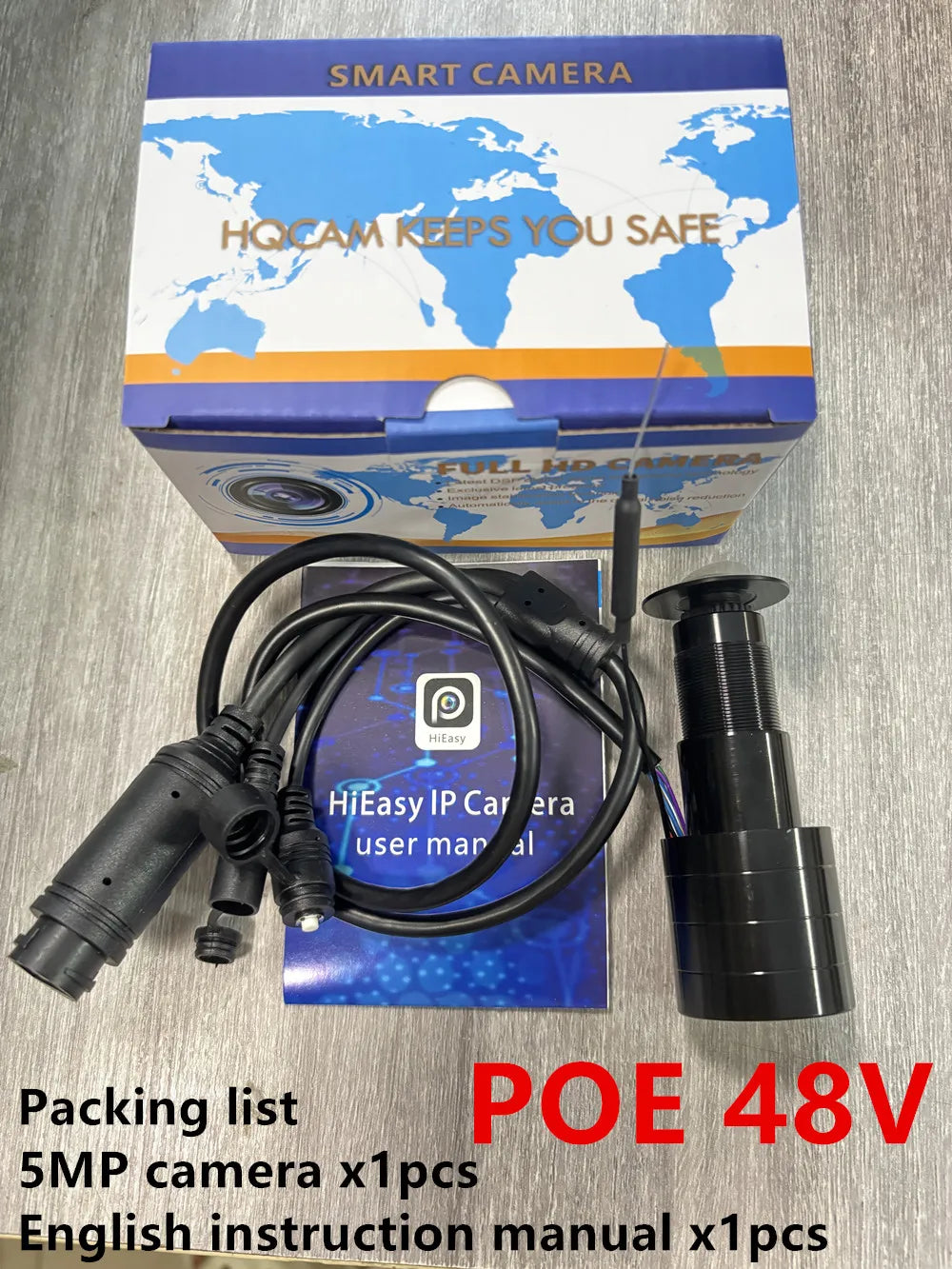 5MP Door Peephole Camera with Motion Detection
