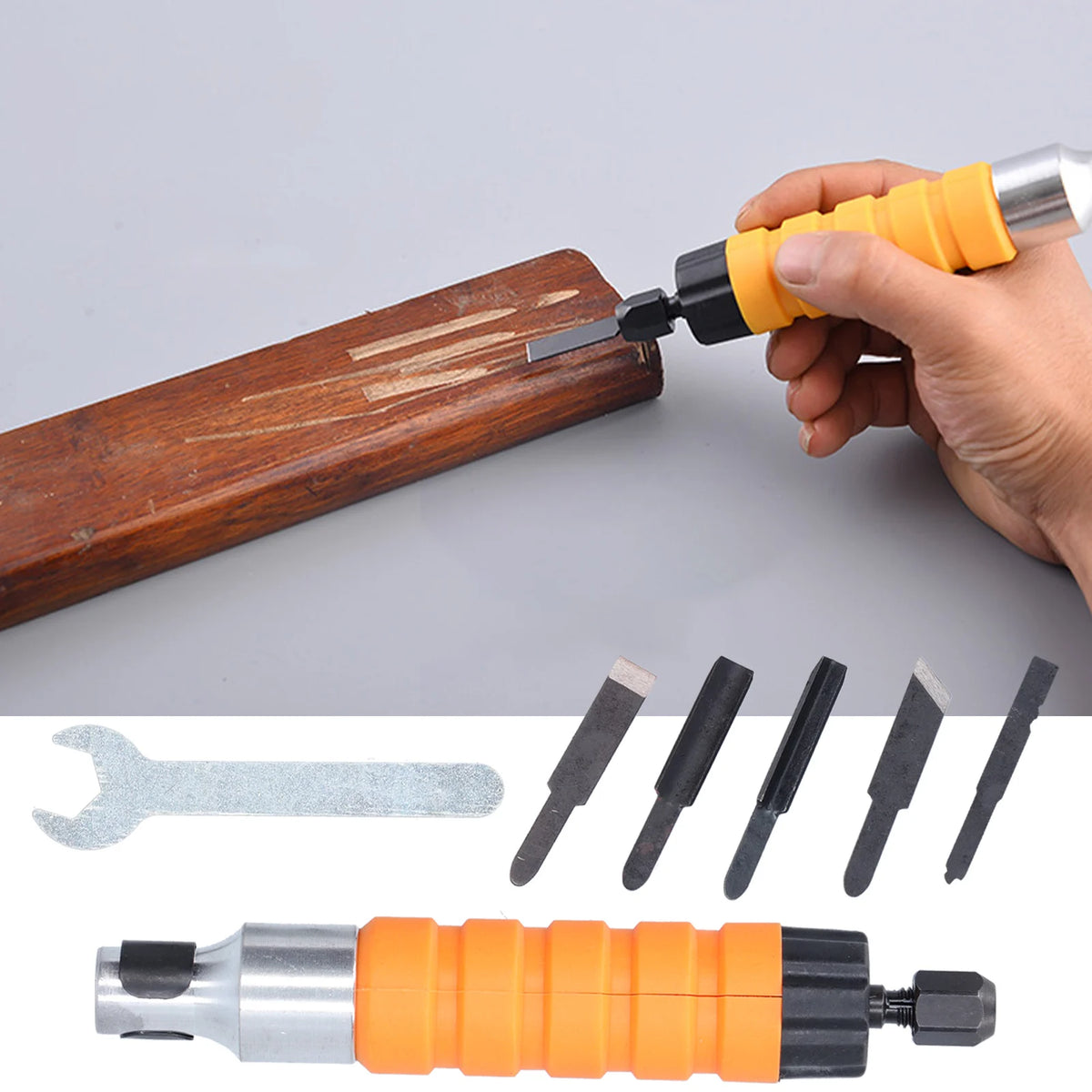 Electric Wood Carving Chisel Attachment Kit