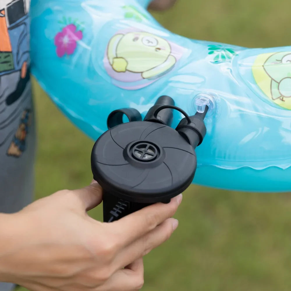 Bomba de ar elétrica com bicos para insufláveis