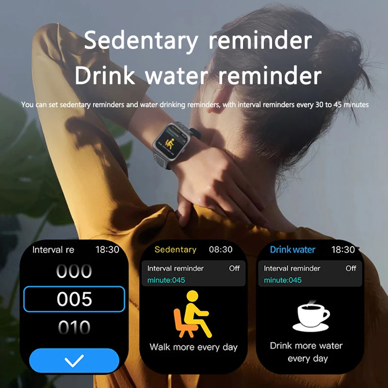 Smart Watch 1.85-Inch Curved Screen with Bluetooth Calls