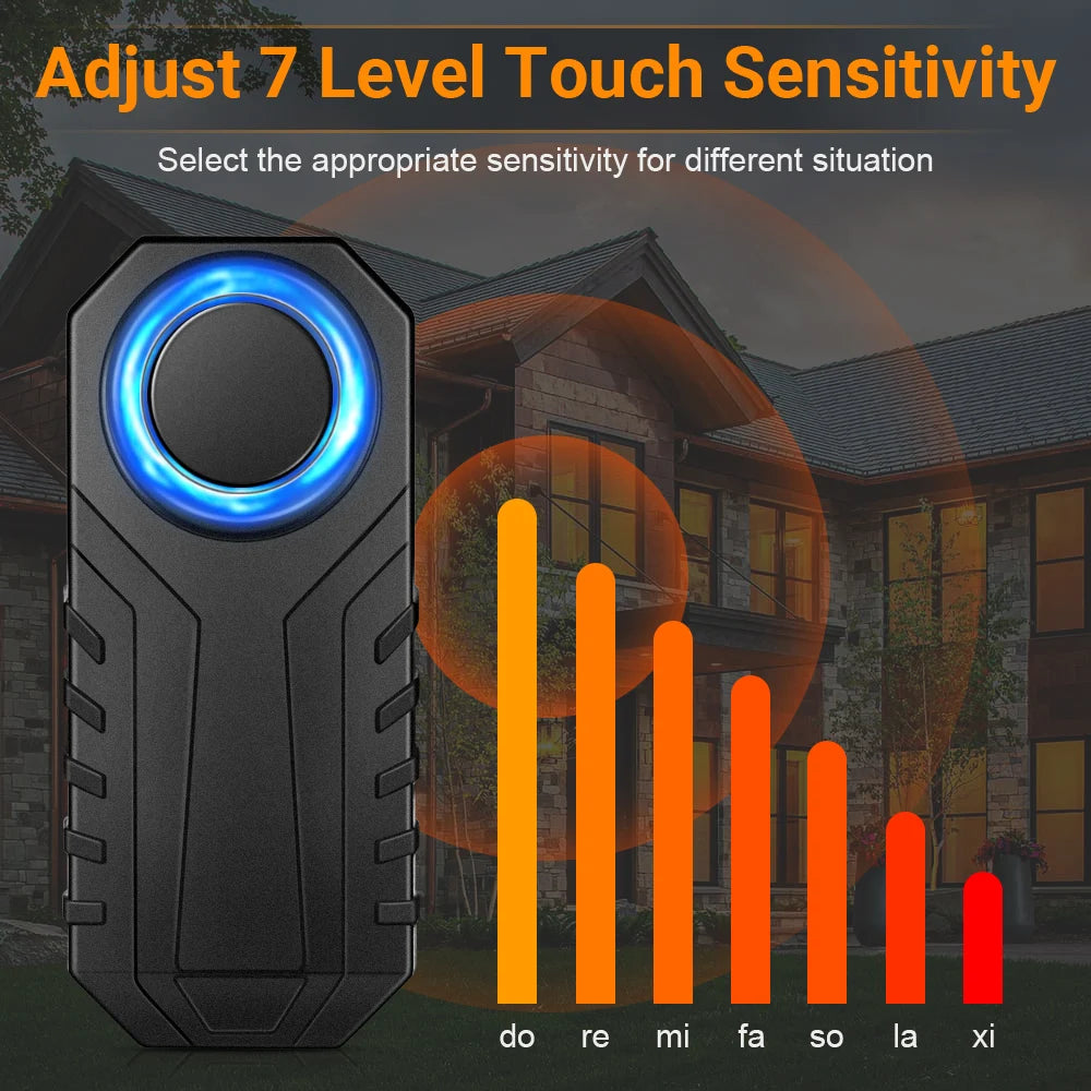 Wireless Bike Alarm - Remote and Two-Way Options
