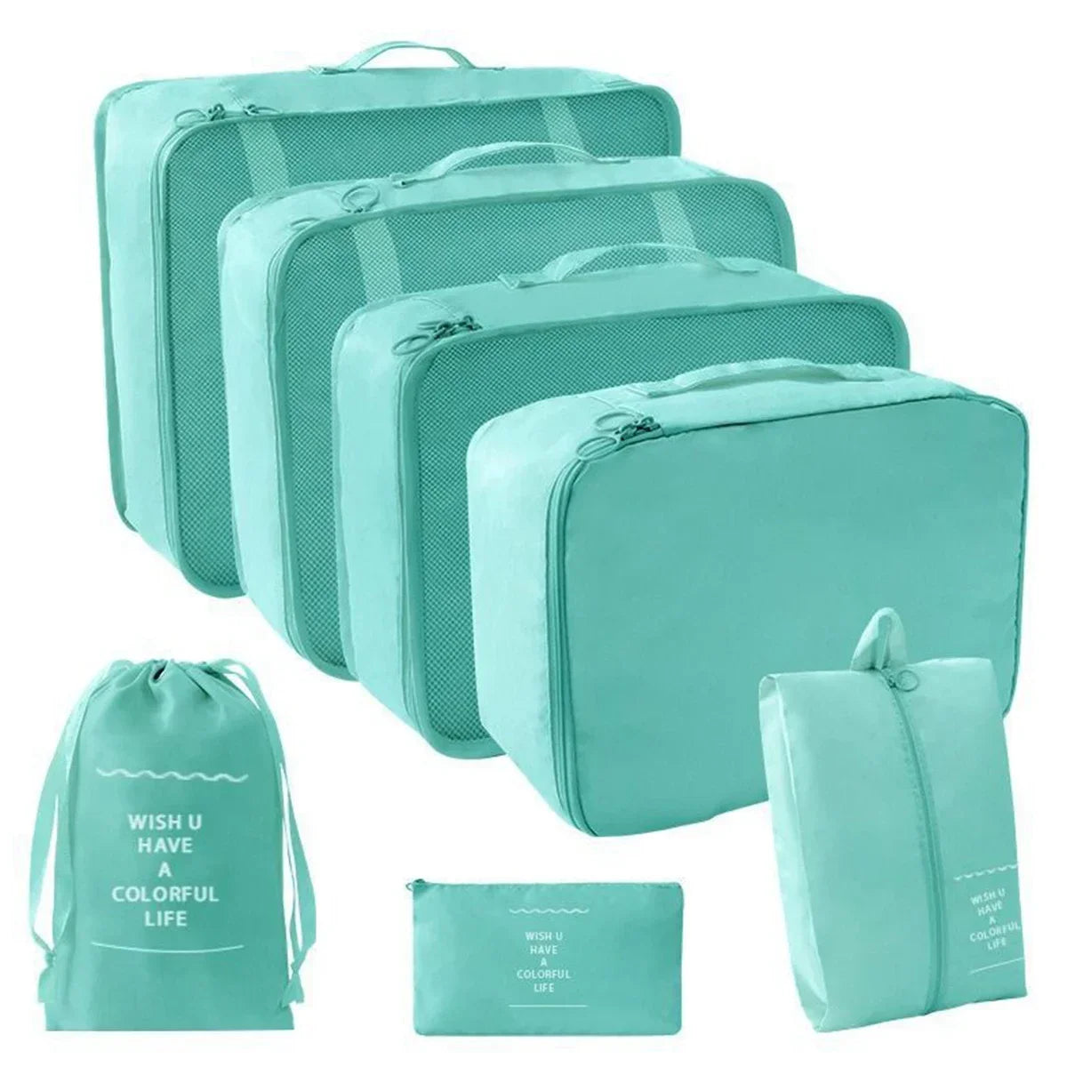 Seven-Piece Travel Packing Organiser Set