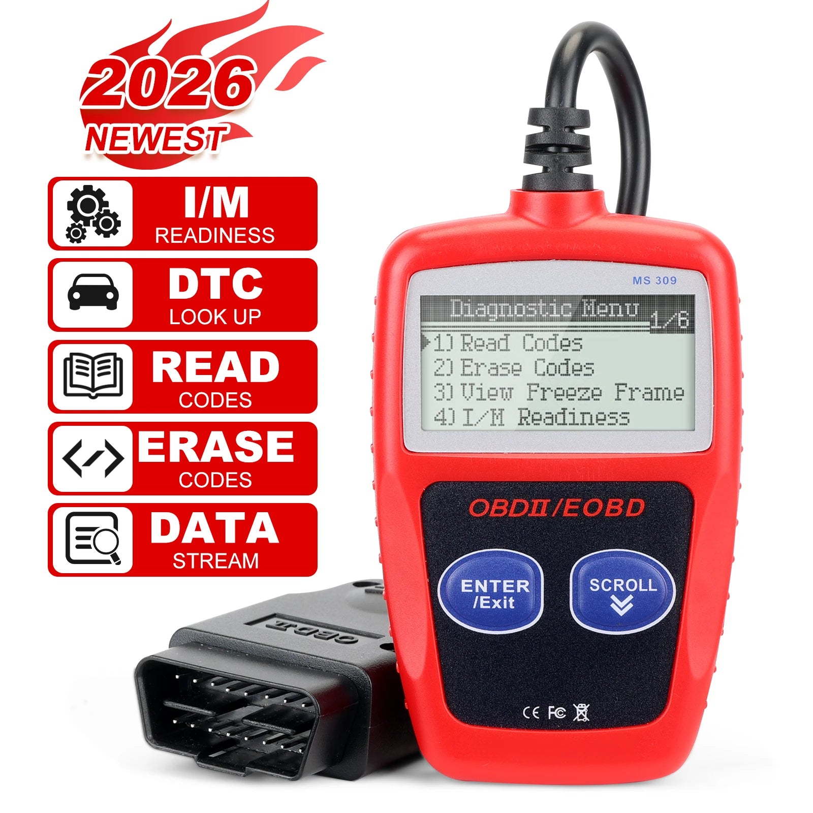 OBD2 Diagnostic Scanner Code Reader