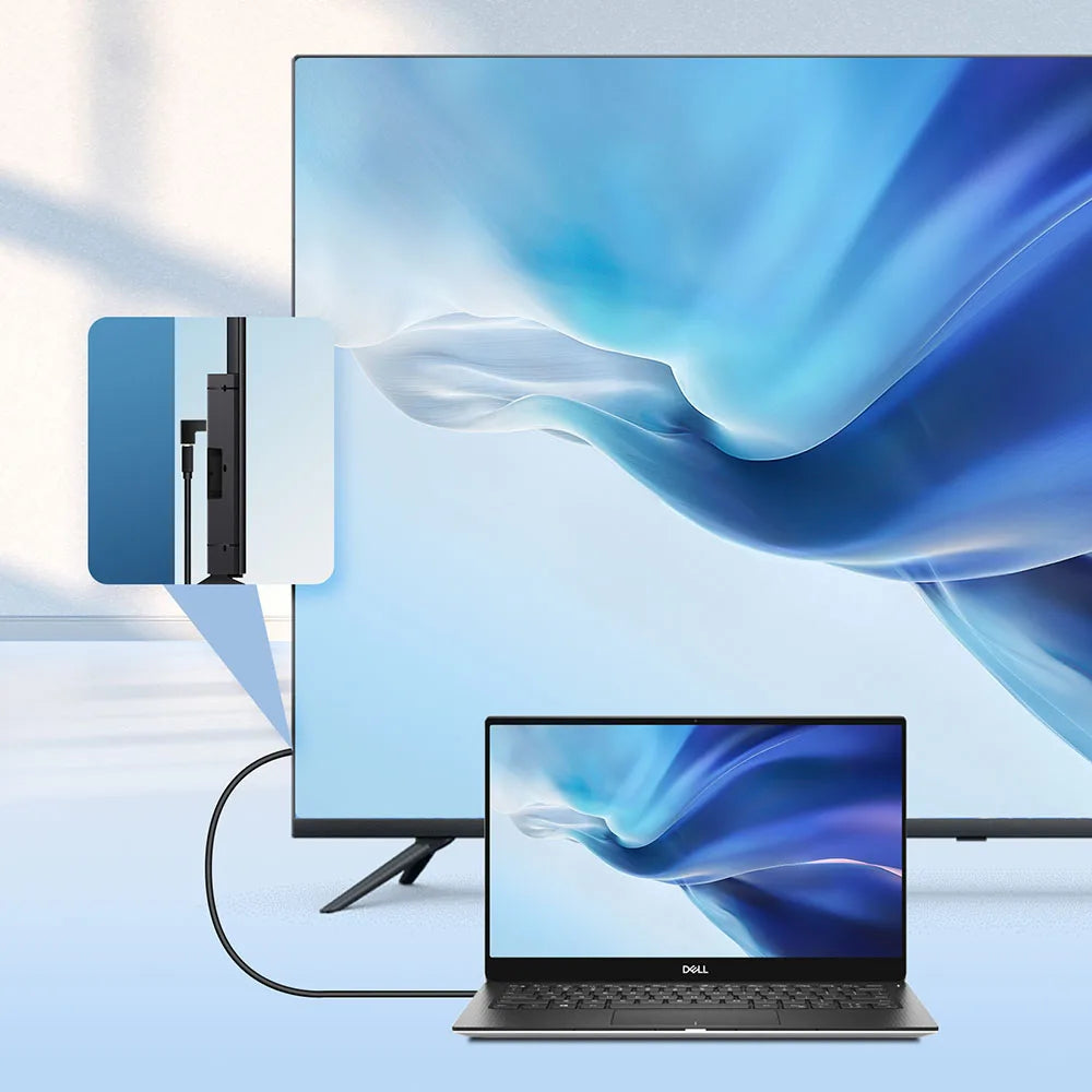 Zahnutý adaptér DisplayPort 1.4