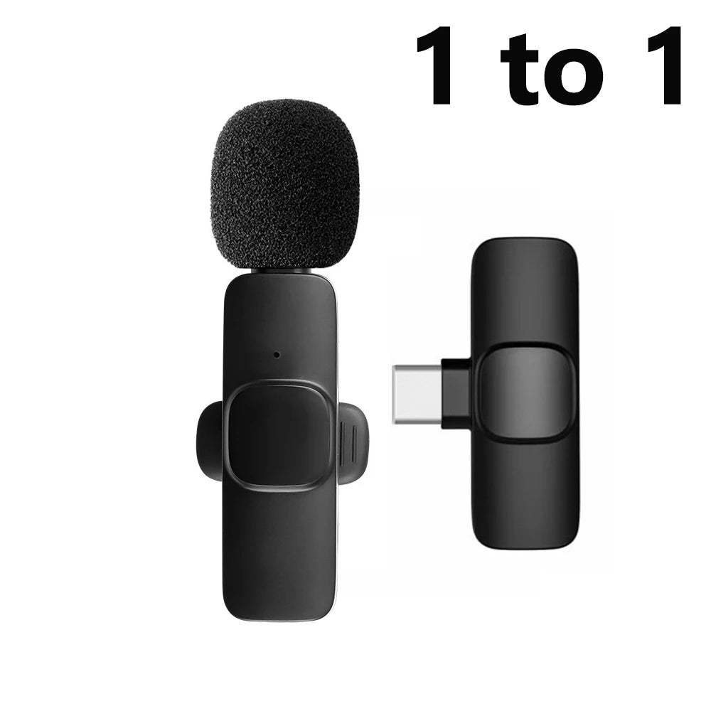 Wireless Lavalier Microphone Kit, Connector Options