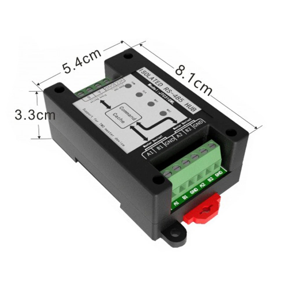 Dvojité hlavné izolované RS485 hub