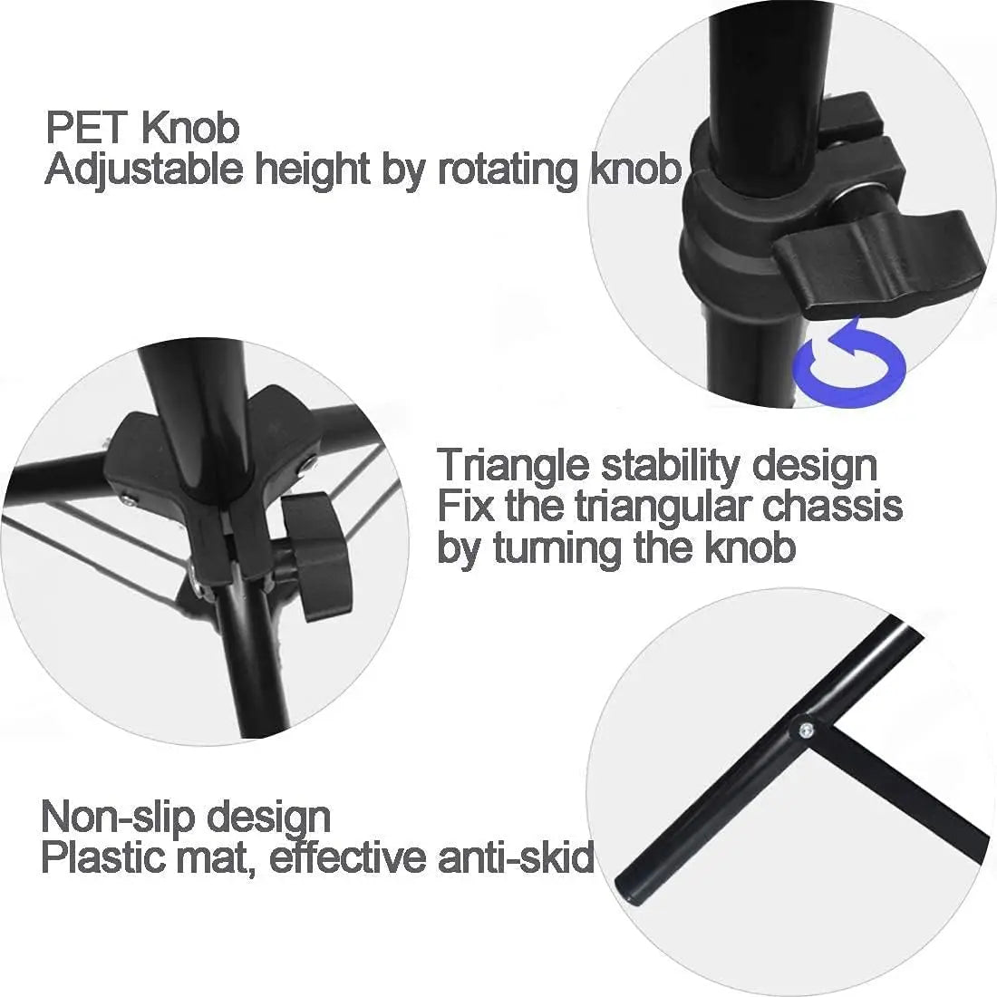 Xiaohui Soporte universal portátil de 50 cm-160 cm para HY300 proyector mini, soporte de trípode, carga máxima 1.5 kg