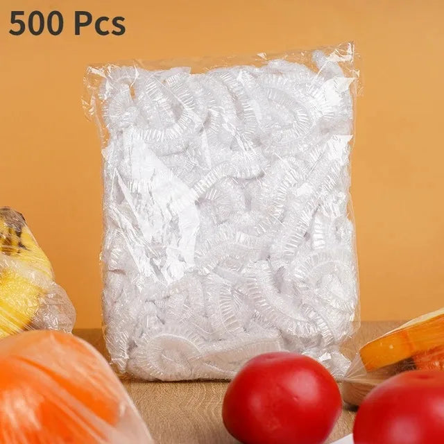 Disposable Food Cover Saran Wrap Bowel Cover Food Grade Fresh-keeping Plastic Bag Kitchen Storage Accessories 